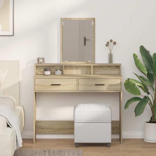 Sminkbord Sonoma Ek 100 x 41 x 140 cm