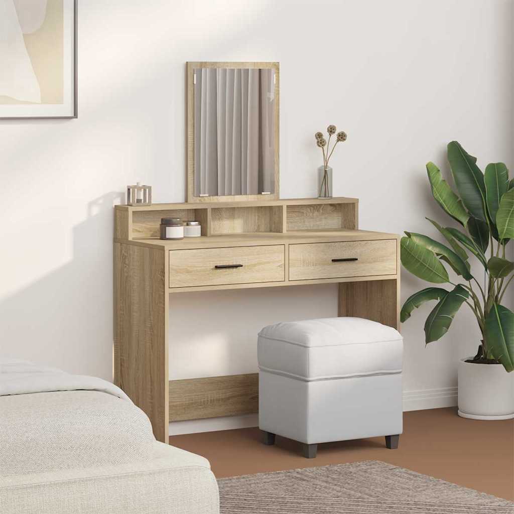 Sminkbord Sonoma Ek 100 x 41 x 140 cm