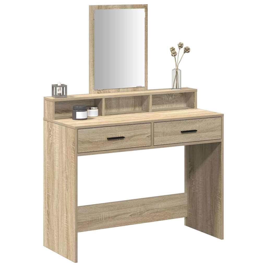 Sminkbord Sonoma Ek 100 x 41 x 140 cm
