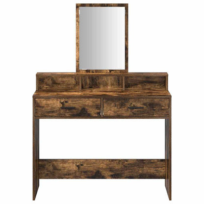 Sminkbord Rökfärgad Ek 100 x 41 x 140 cm