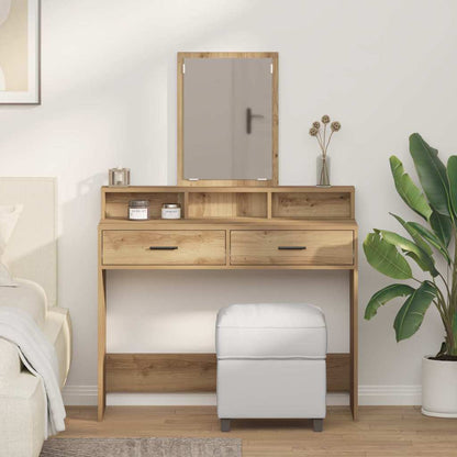 Sminkbord Artisan Ek 100 x 41 x 140 cm