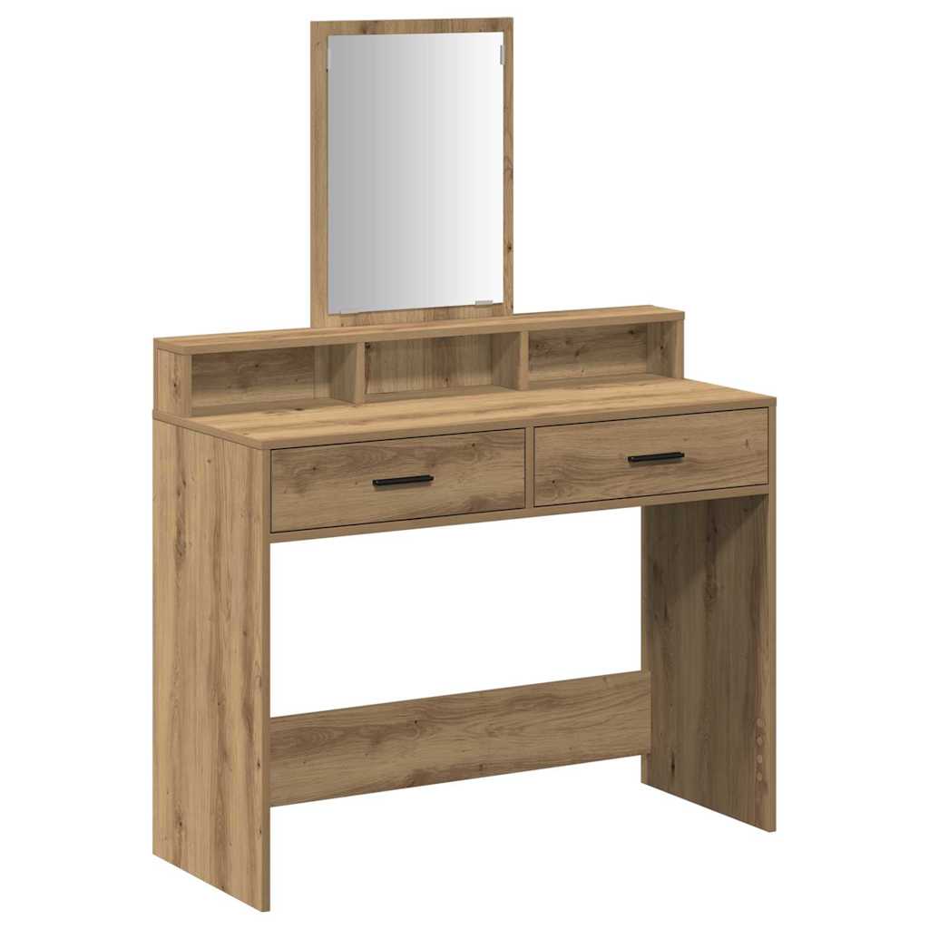 Sminkbord Artisan Ek 100 x 41 x 140 cm