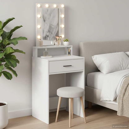 Sminkbord Vit 50 x 41 x 140 cm