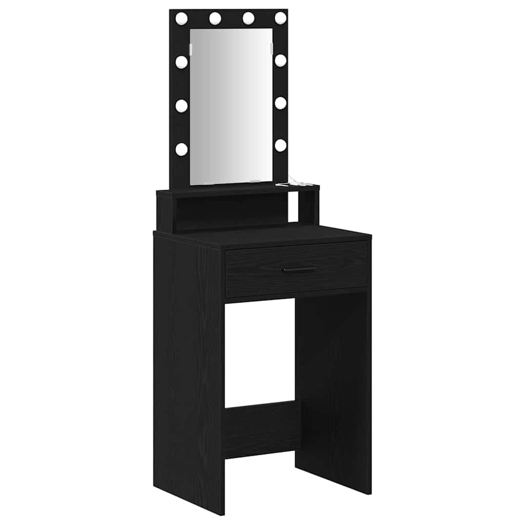 Sminkbord Svart 50 x 41 x 140 cm