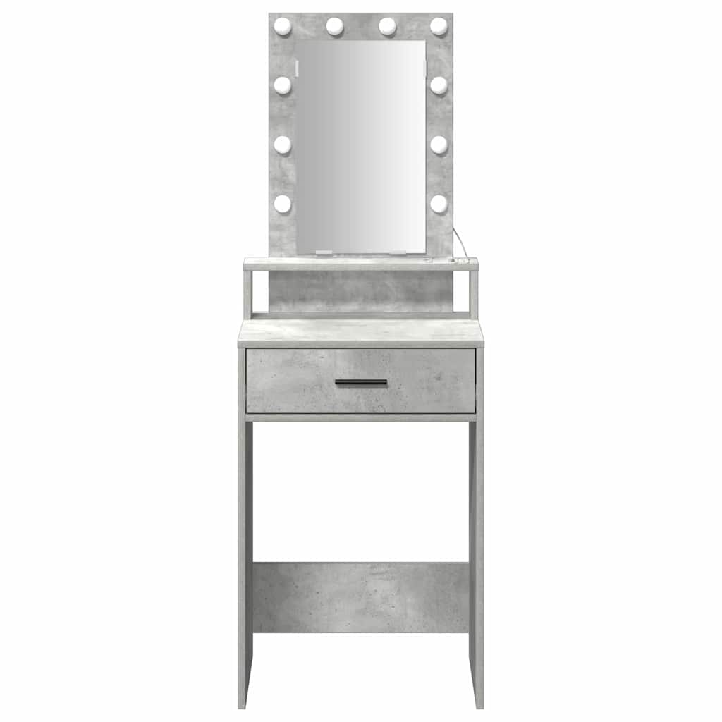 Sminkbord Grå 50 x 41 x 140 cm