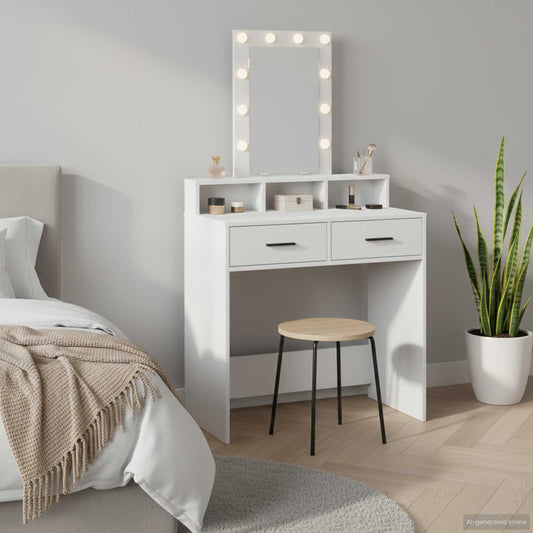 Sminkbord Vit 79 x 41 x 140 cm