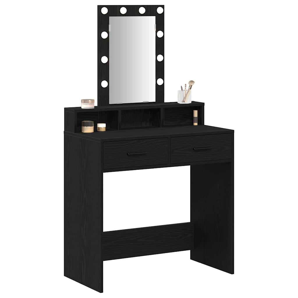 Sminkbord Svart 79 x 41 x 140 cm