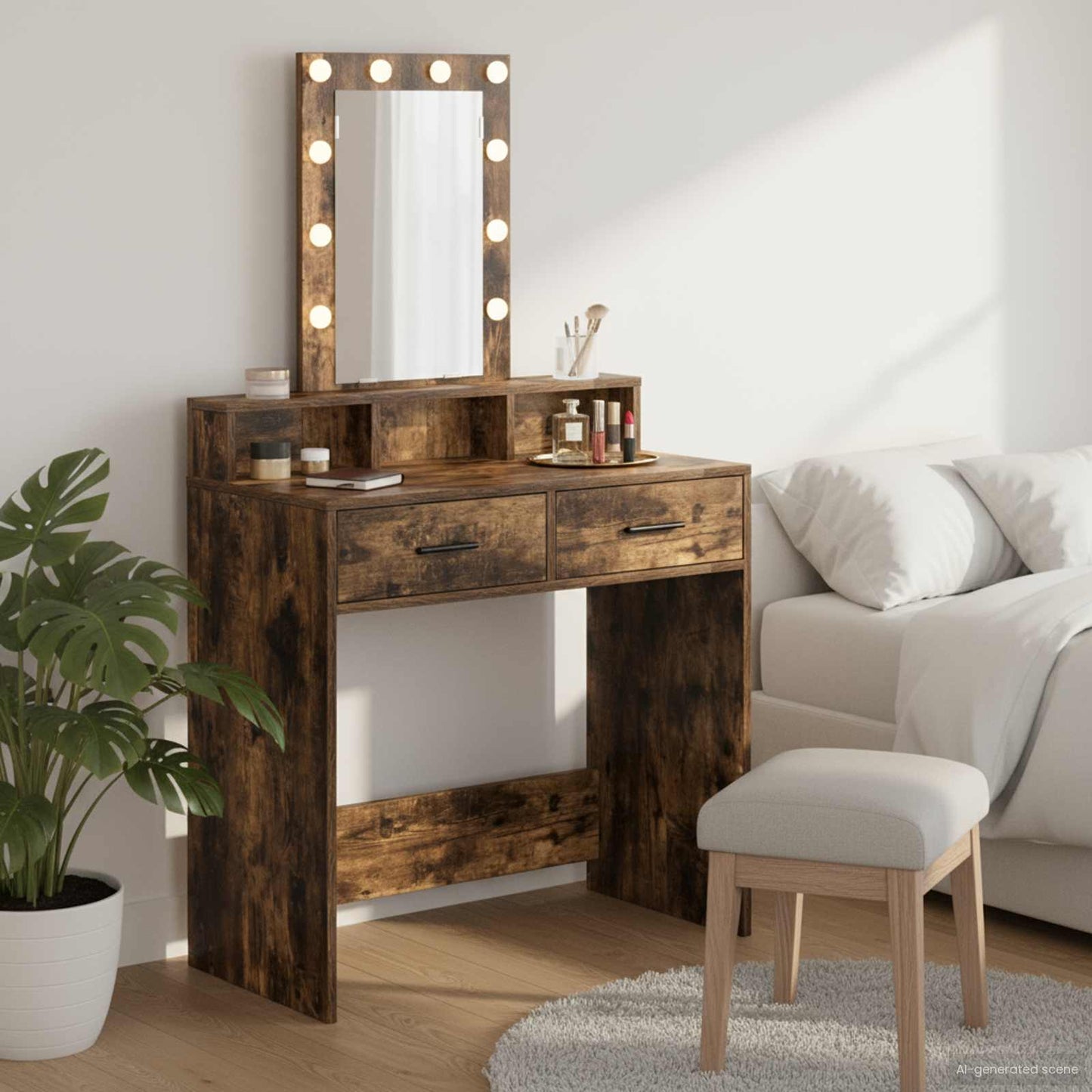 Sminkbord Brun 79 x 41 x 140 cm