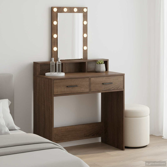 Sminkbord Brun 79 x 41 x 140 cm