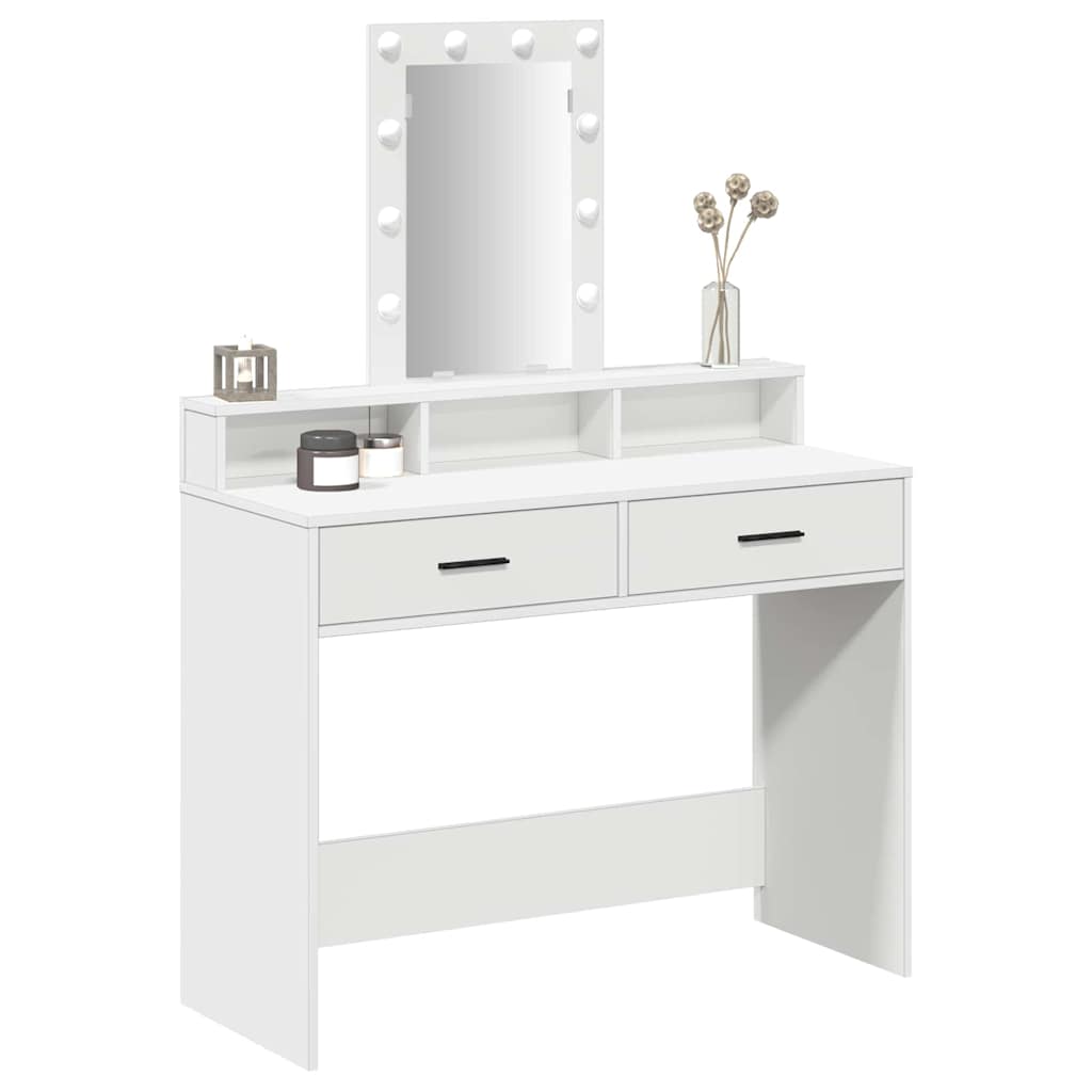 Sminkbord Vit 100 x 41 x 140 cm