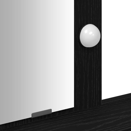 Sminkbord Svart 100 x 41 x 140 cm
