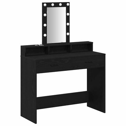 Sminkbord Svart 100 x 41 x 140 cm