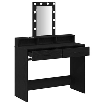 Sminkbord Svart 100 x 41 x 140 cm