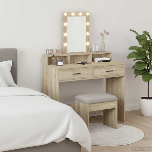 Sminkbord Brun 100 x 41 x 140 cm