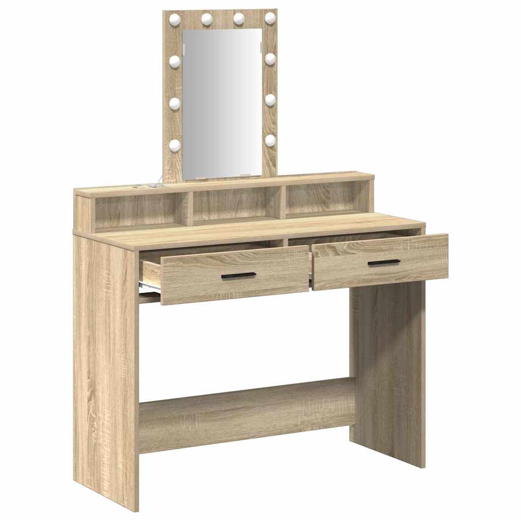 Sminkbord Brun 100 x 41 x 140 cm