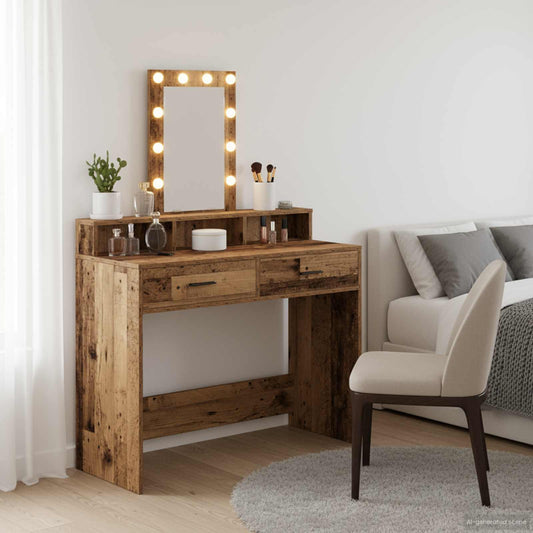 Sminkbord Brun 100 x 41 x 140 cm