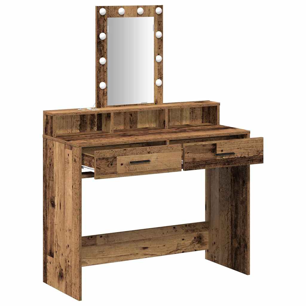 Sminkbord Brun 100 x 41 x 140 cm
