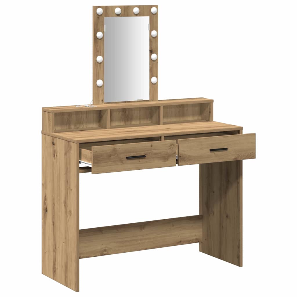 Sminkbord Brun 100 x 41 x 140 cm