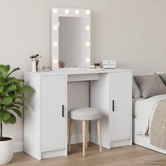 Sminkbord Vit 102 x 33 x 135 cm