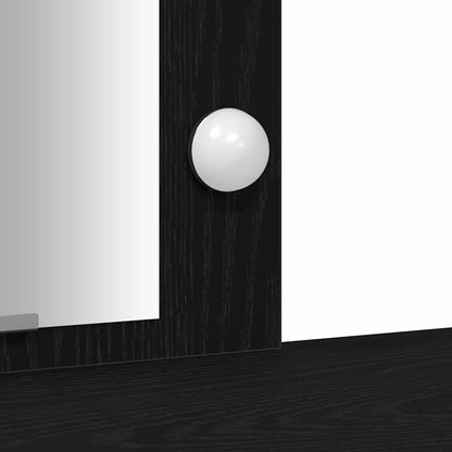 Sminkbord Svart 102 x 33 x 135 cm