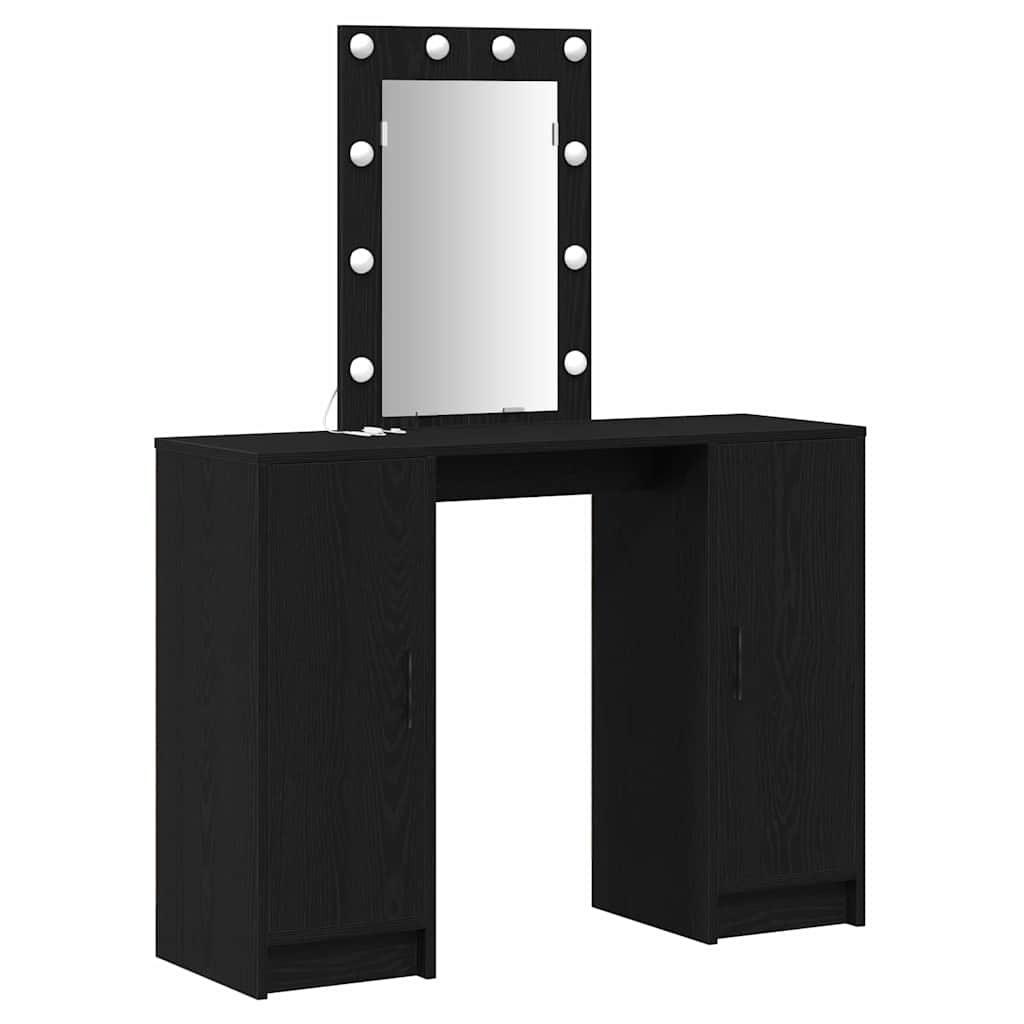 Sminkbord Svart 102 x 33 x 135 cm