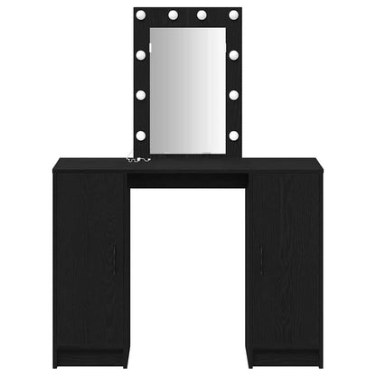 Sminkbord Svart 102 x 33 x 135 cm