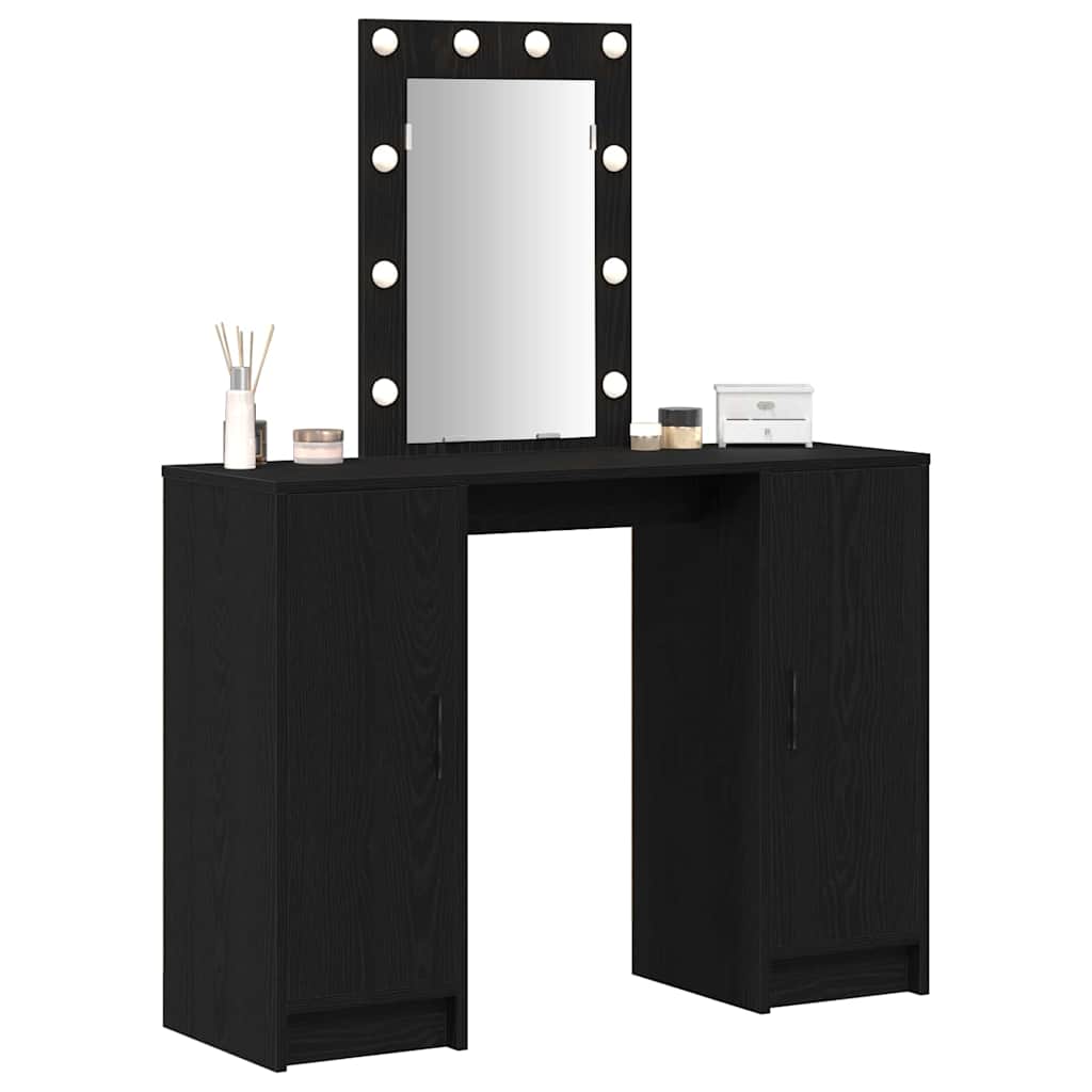 Sminkbord Svart 102 x 33 x 135 cm