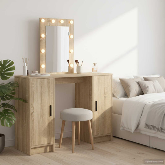 Sminkbord Brun 102 x 33 x 135 cm