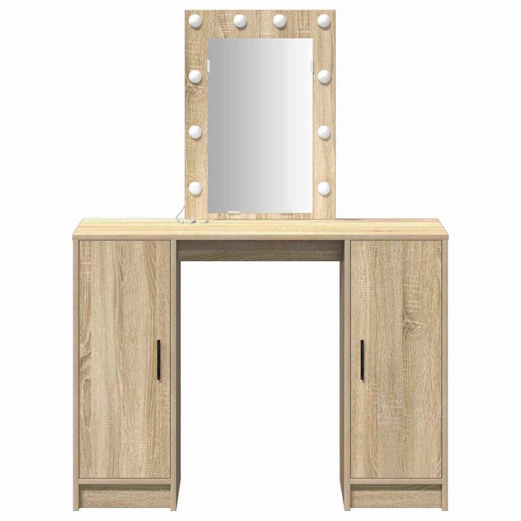 Sminkbord Brun 102 x 33 x 135 cm