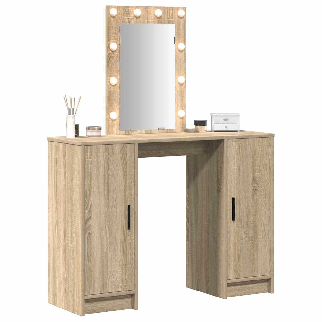 Sminkbord Brun 102 x 33 x 135 cm