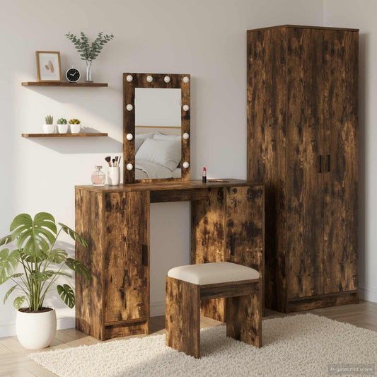 Sminkbord Brun 102 x 33 x 135 cm