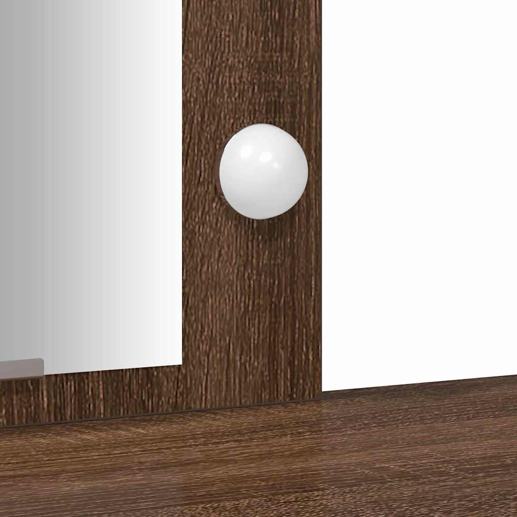 Sminkbord Brun 102 x 33 x 135 cm