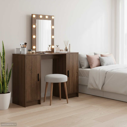Sminkbord Brun 102 x 33 x 135 cm