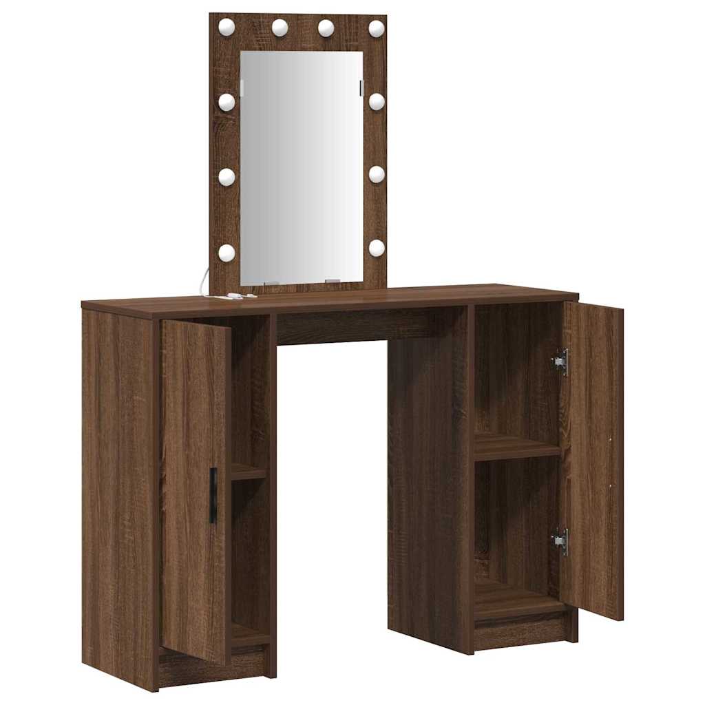 Sminkbord Brun 102 x 33 x 135 cm
