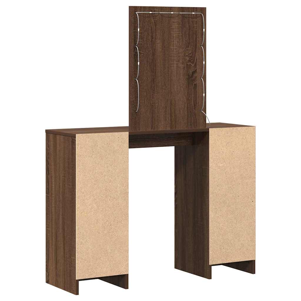 Sminkbord Brun 102 x 33 x 135 cm