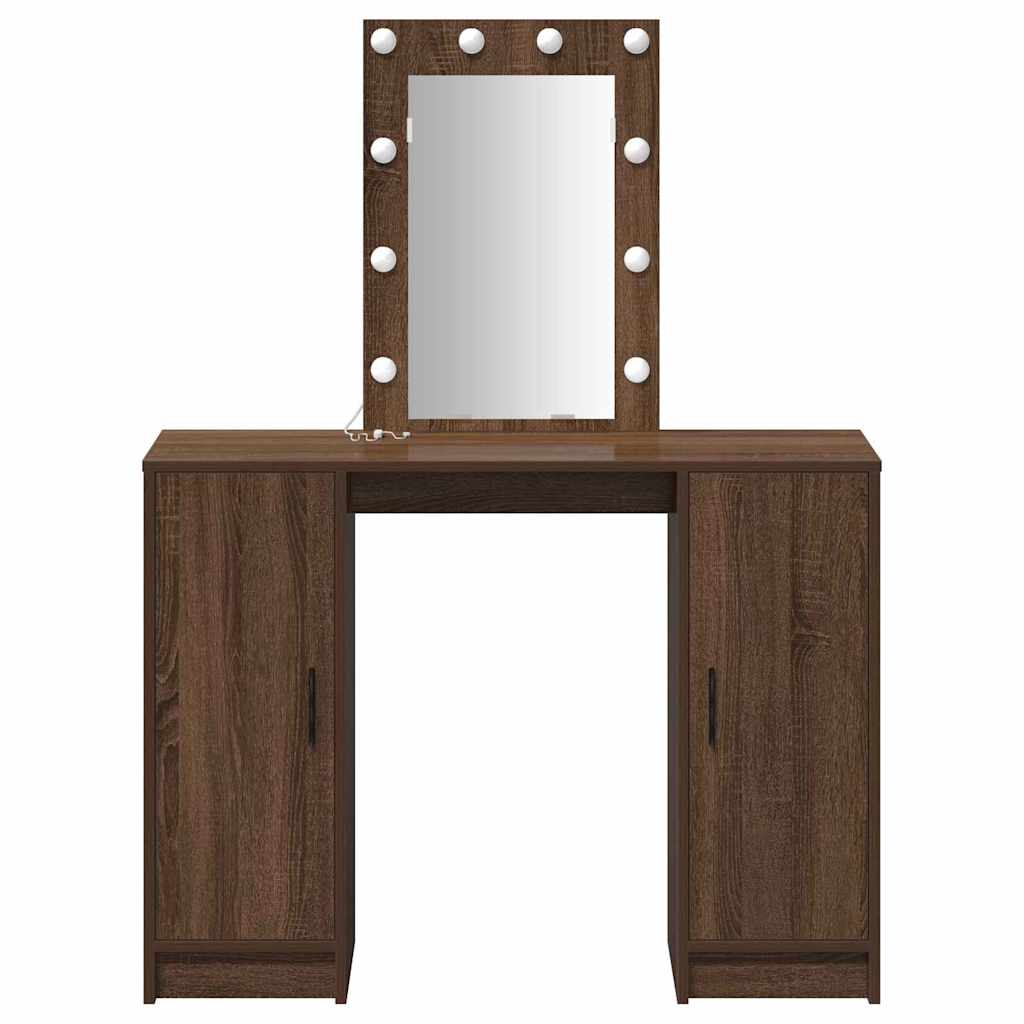 Sminkbord Brun 102 x 33 x 135 cm
