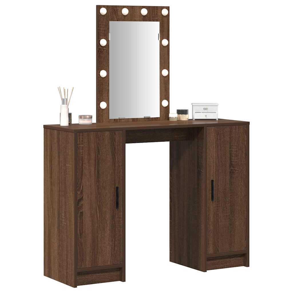 Sminkbord Brun 102 x 33 x 135 cm