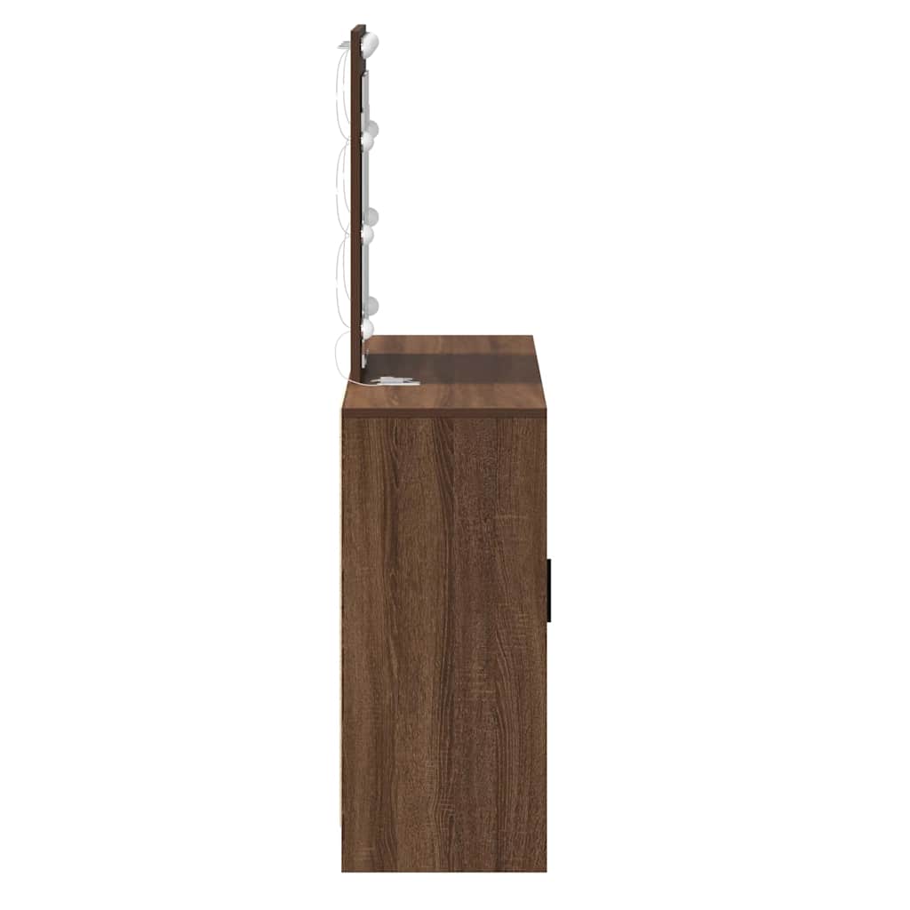 Sminkbord Brun 102 x 33 x 135 cm