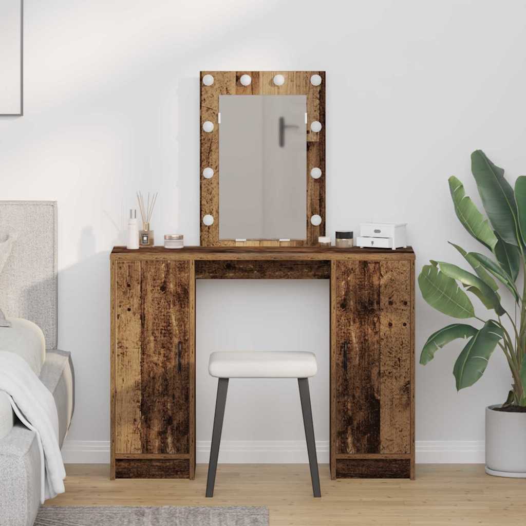 Sminkbord Brun 102 x 33 x 135 cm