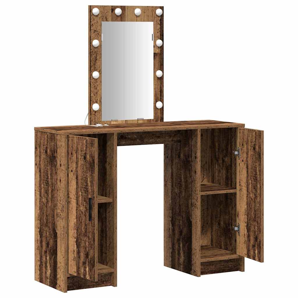 Sminkbord Brun 102 x 33 x 135 cm