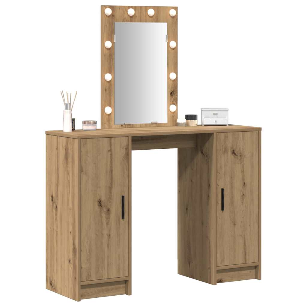 Sminkbord Brun 102 x 33 x 135 cm