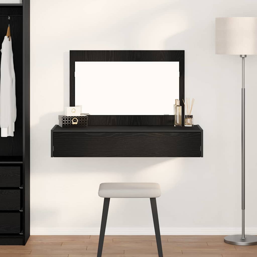 Sminkbord Svart 100 x 40 x 70 cm