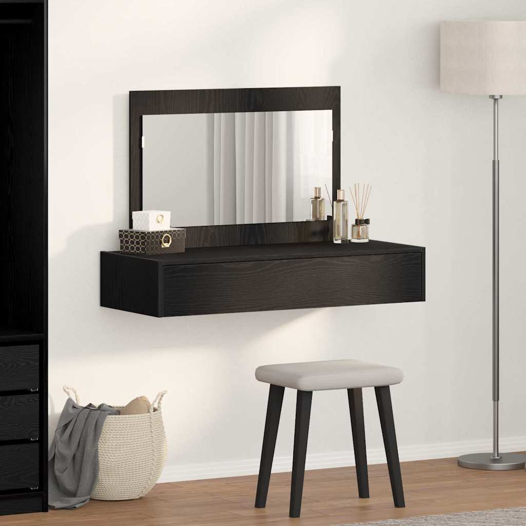 Sminkbord Svart 100 x 40 x 70 cm