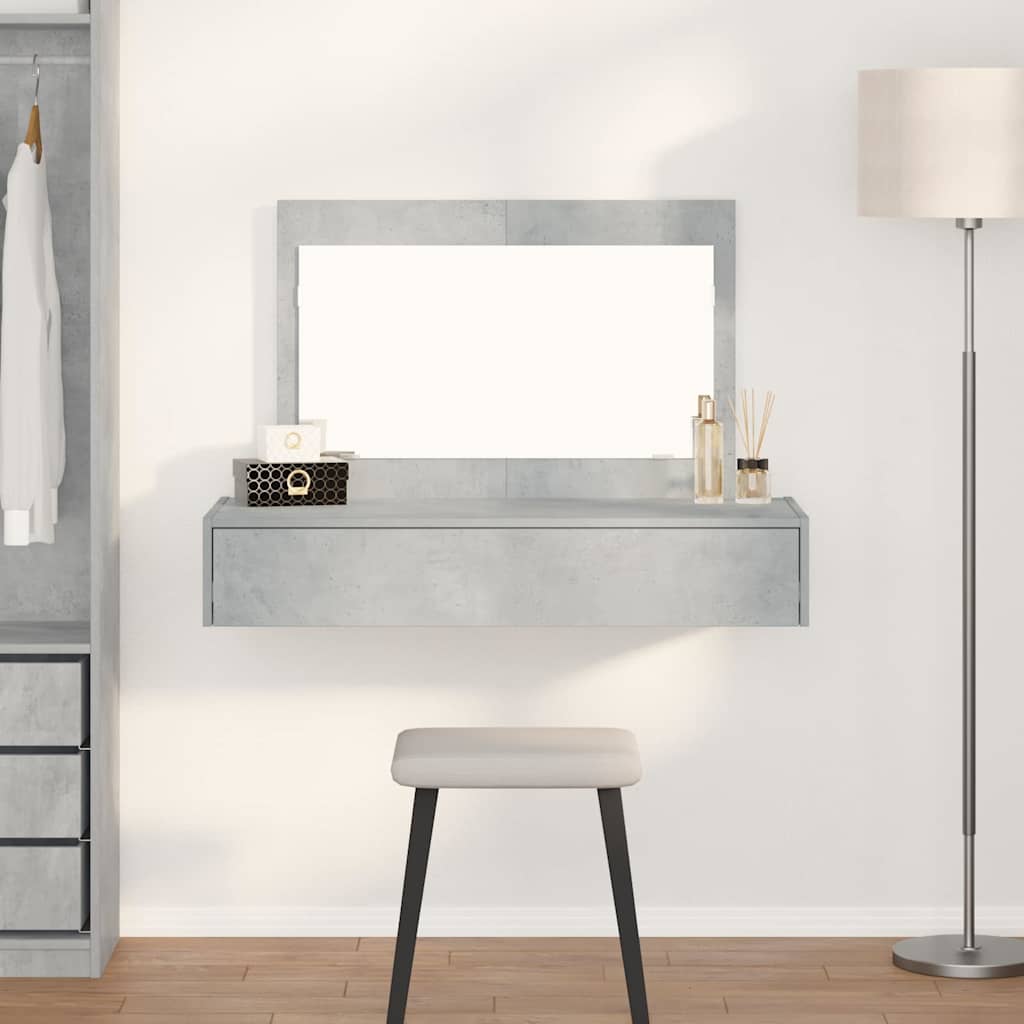 Sminkbord Grå 100 x 40 x 70 cm
