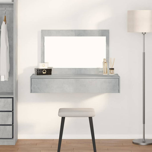 Sminkbord Grå 100 x 40 x 70 cm