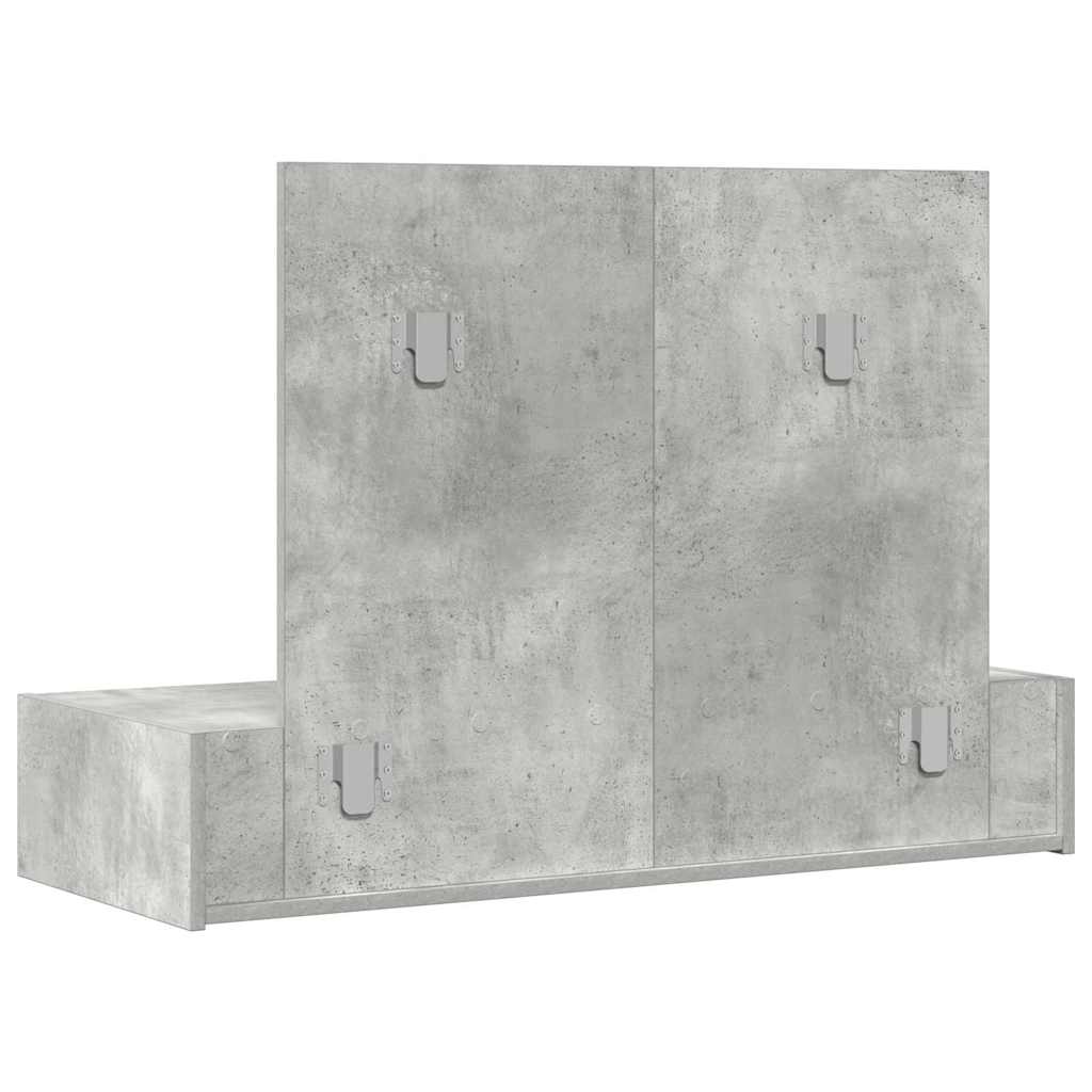 Sminkbord Grå 100 x 40 x 70 cm