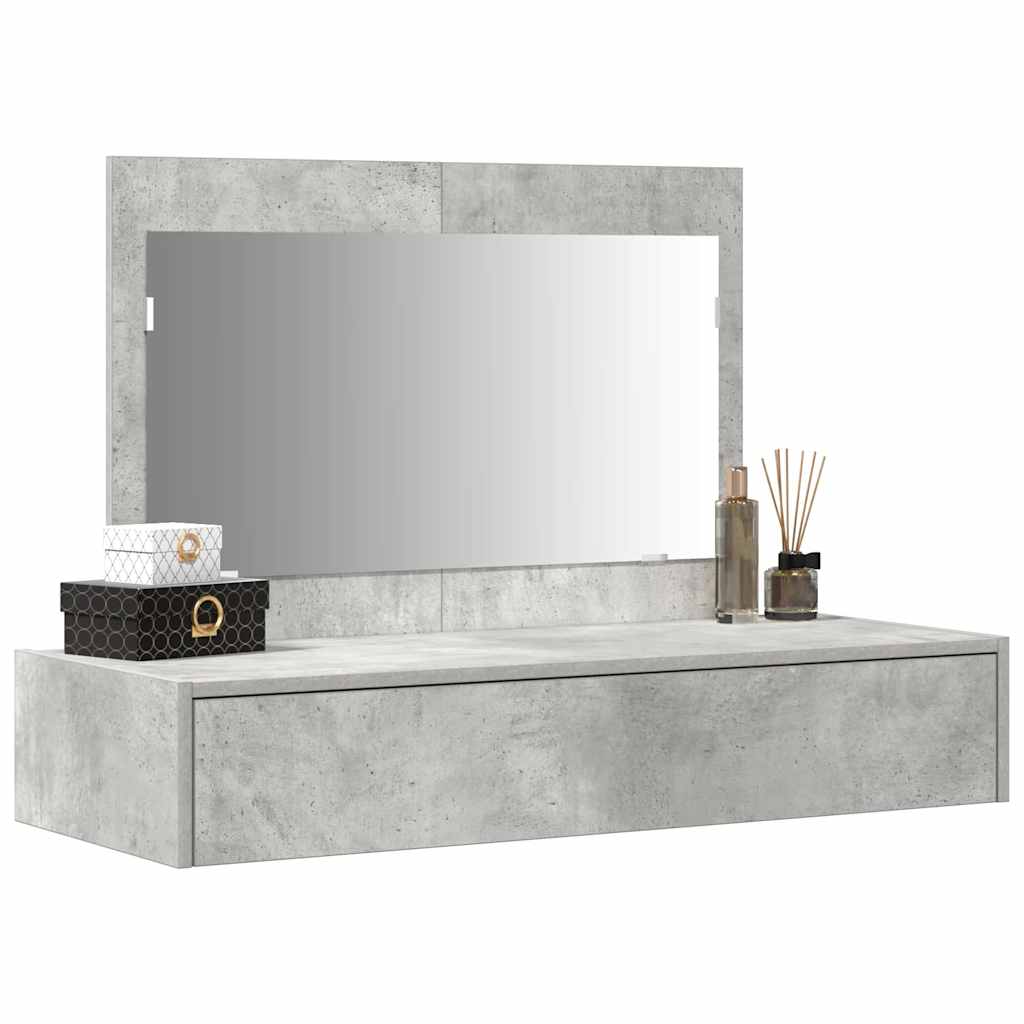 Sminkbord Grå 100 x 40 x 70 cm