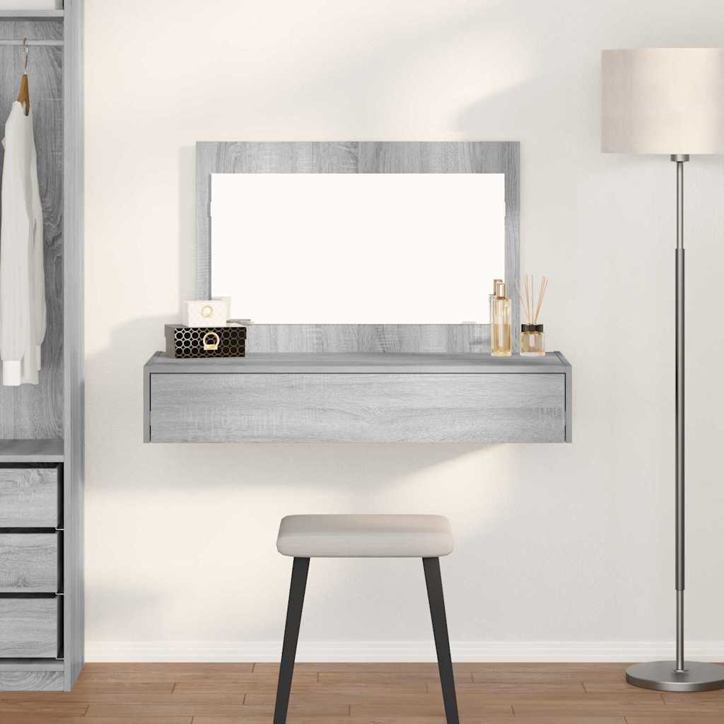 Sminkbord Grå 100 x 40 x 70 cm