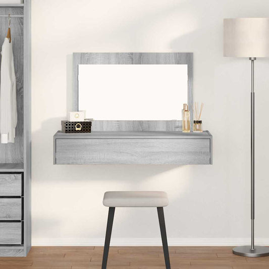 Sminkbord Grå 100 x 40 x 70 cm
