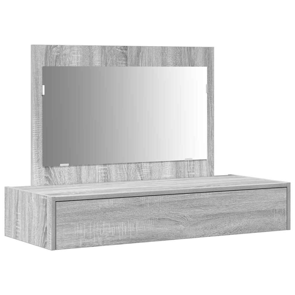 Sminkbord Grå 100 x 40 x 70 cm